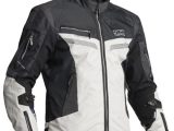 Lindstrands Zhivago Textile Motorcycle Jacket Black Grey