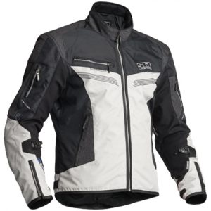 Lindstrands Zhivago Textile Motorcycle Jacket Black Grey