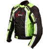 Weise Corsa Textile Motorcycle Jacket Black Neon