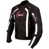 Weise Corsa Textile Motorcycle Jacket Black White