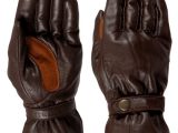 Weise Highway Leather Motorcycle Gloves Dark Brown