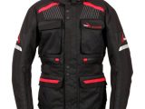 Weise W Tex Touring Textile Motorcycle Jacket and Trousers Black Red