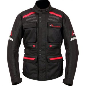 Weise W Tex Touring Textile Motorcycle Jacket and Trousers Black Red