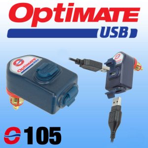 O105 Optimate DIN to Dual USB Charger