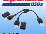 O110 Optimate USB Y Splitter