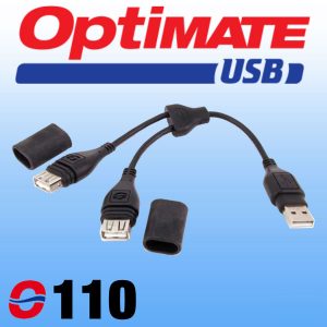 O110 Optimate USB Y Splitter