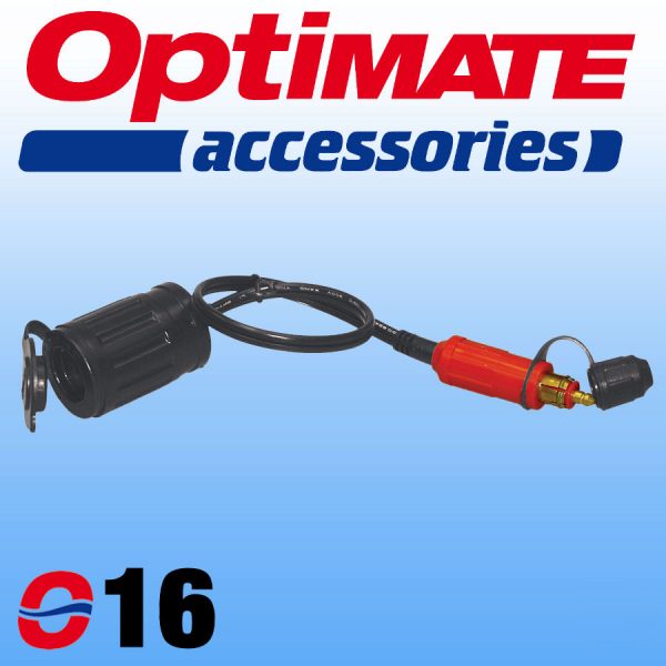 O16 Optimate DIN Plug to Cigarette Lighter Socket