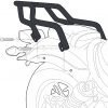 Givi SR1160 Rear Rack Honda CMX500 Rebel 2017 on