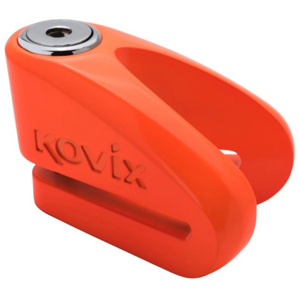 Kovix 14mm Motorcycle Disc Lock Fluo Orange