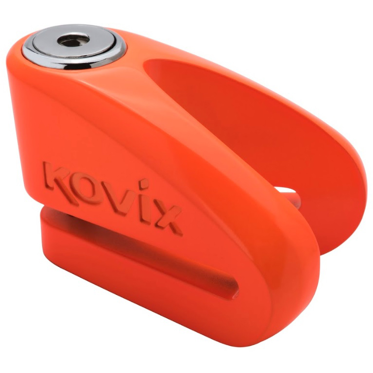 Kovix 14mm Motorcycle Disc Lock Fluo Orange