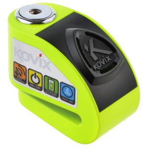 Kovix 6mm Motorcycle Alarm Disc Lock Fluo Green