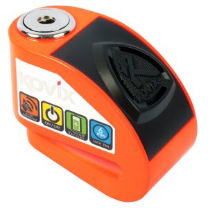 Kovix 6mm Motorcycle Alarm Disc Lock Fluo Orange