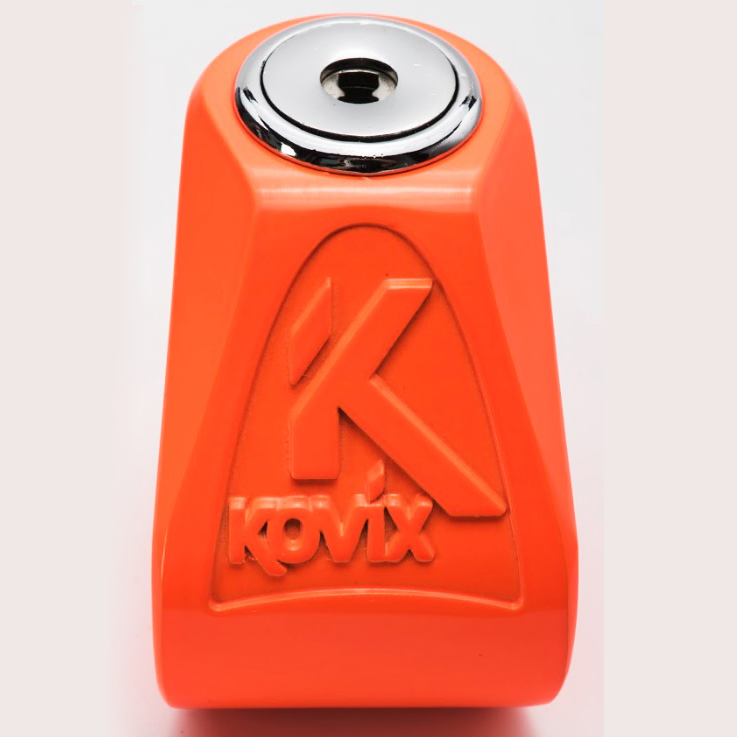 Kovix 6mm Mini Motorcycle Disc Lock Fluo Orange - Image 2