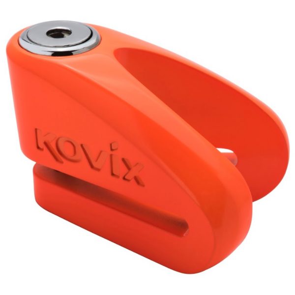 Kovix 6mm Motorcycle Disc Lock Fluo Orange