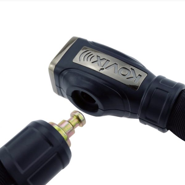 Kovix 8mm Alarmed Motorcycle Chain and Lock 1200mm - Image 2
