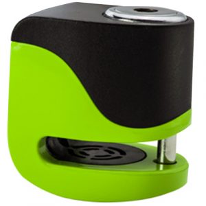 Kovix KS6 Motorcycle USB Alarm Disc Lock Fluo Green