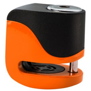 Kovix KS6 Motorcycle USB Alarm Disc Lock Fluo Orange