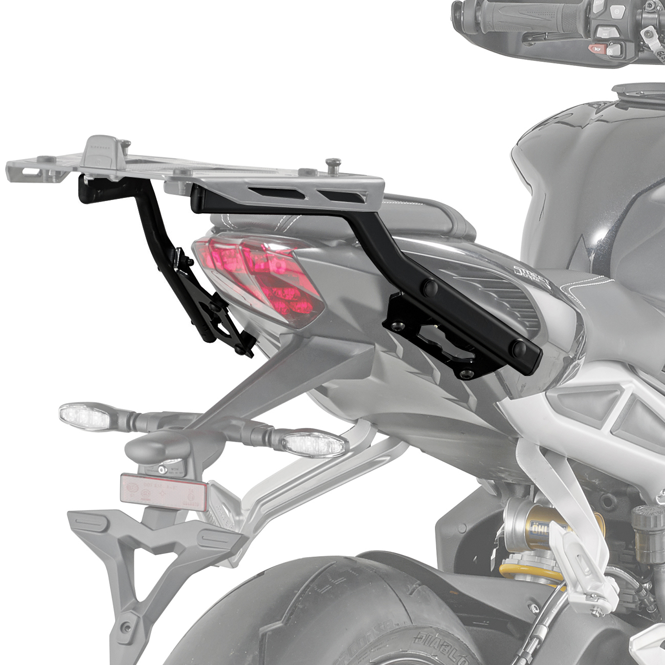 Street triple 765 luggage rack outlet