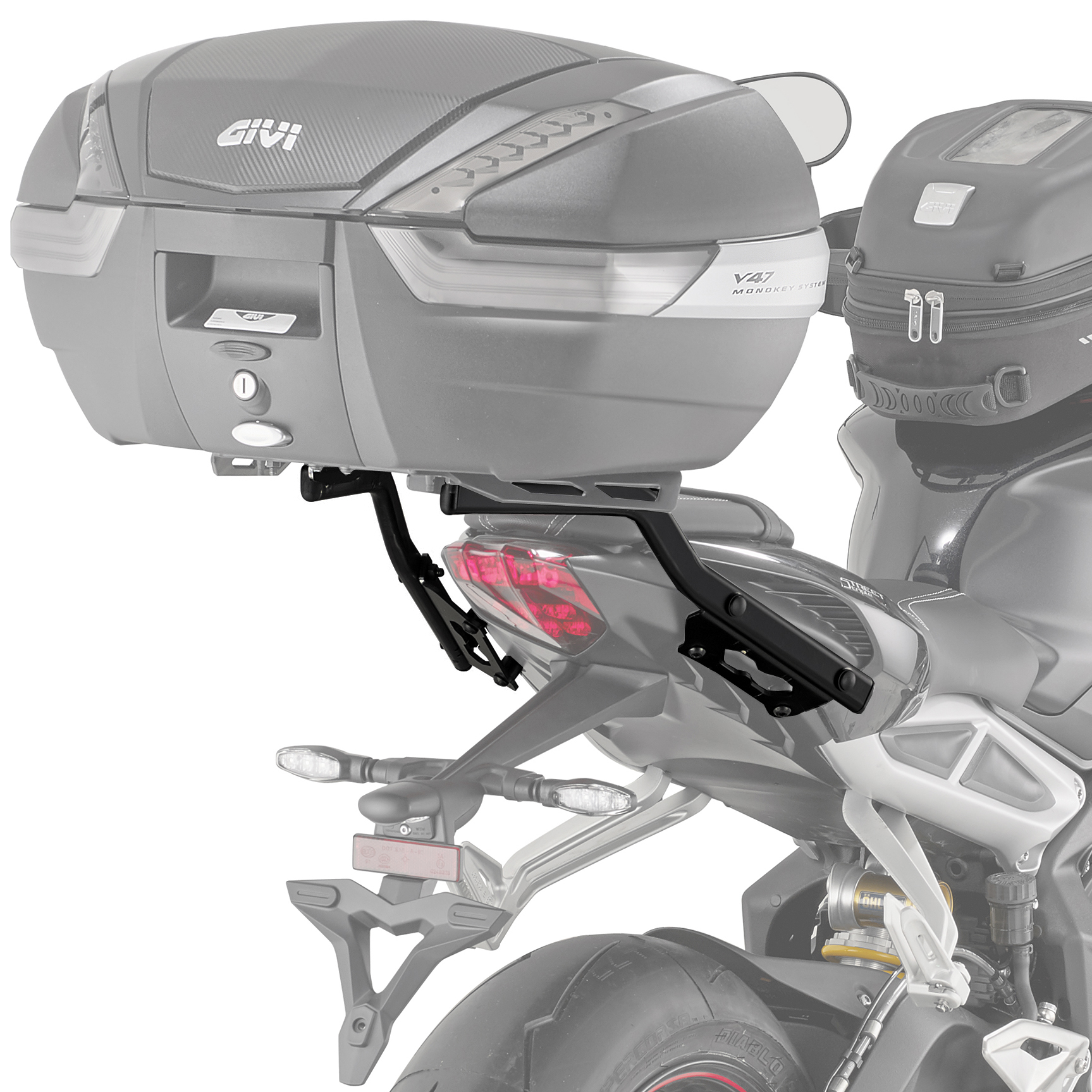 Givi 6412FZ Monorack Arms Triumph Street Triple 765 2017 on