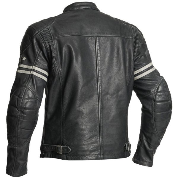 Halvarssons Dresden Leather Motorcycle Jacket Black - Image 2