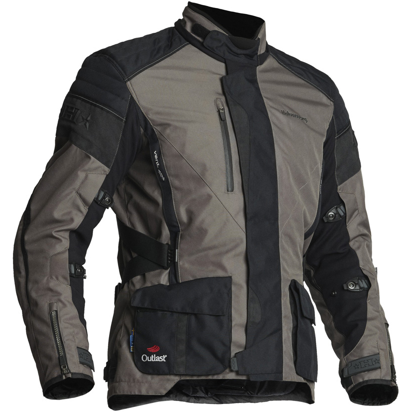 Halvarssons Wien Textile Motorcycle Jacket Black Lava