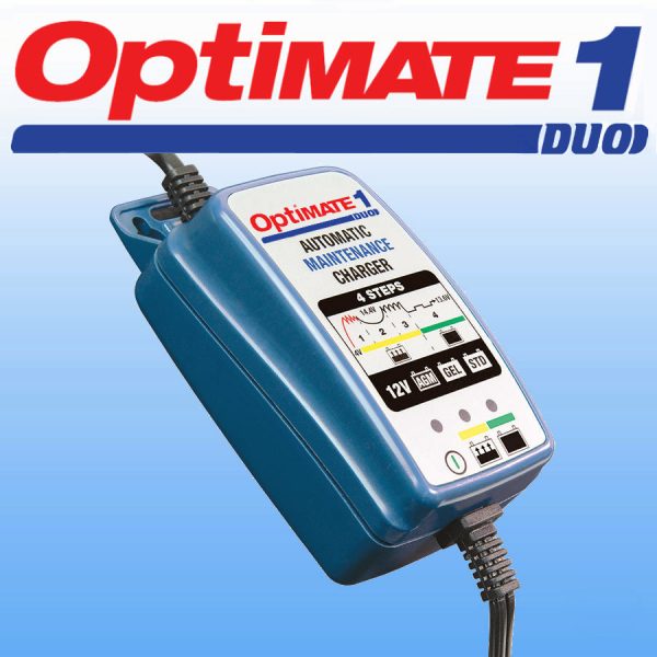 Optimate 1 Duo Motorcycle Battery Charger