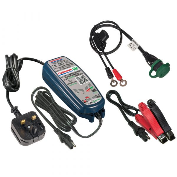 Optimate Lithium 0.8A 12V Motorcycle Battery Charger