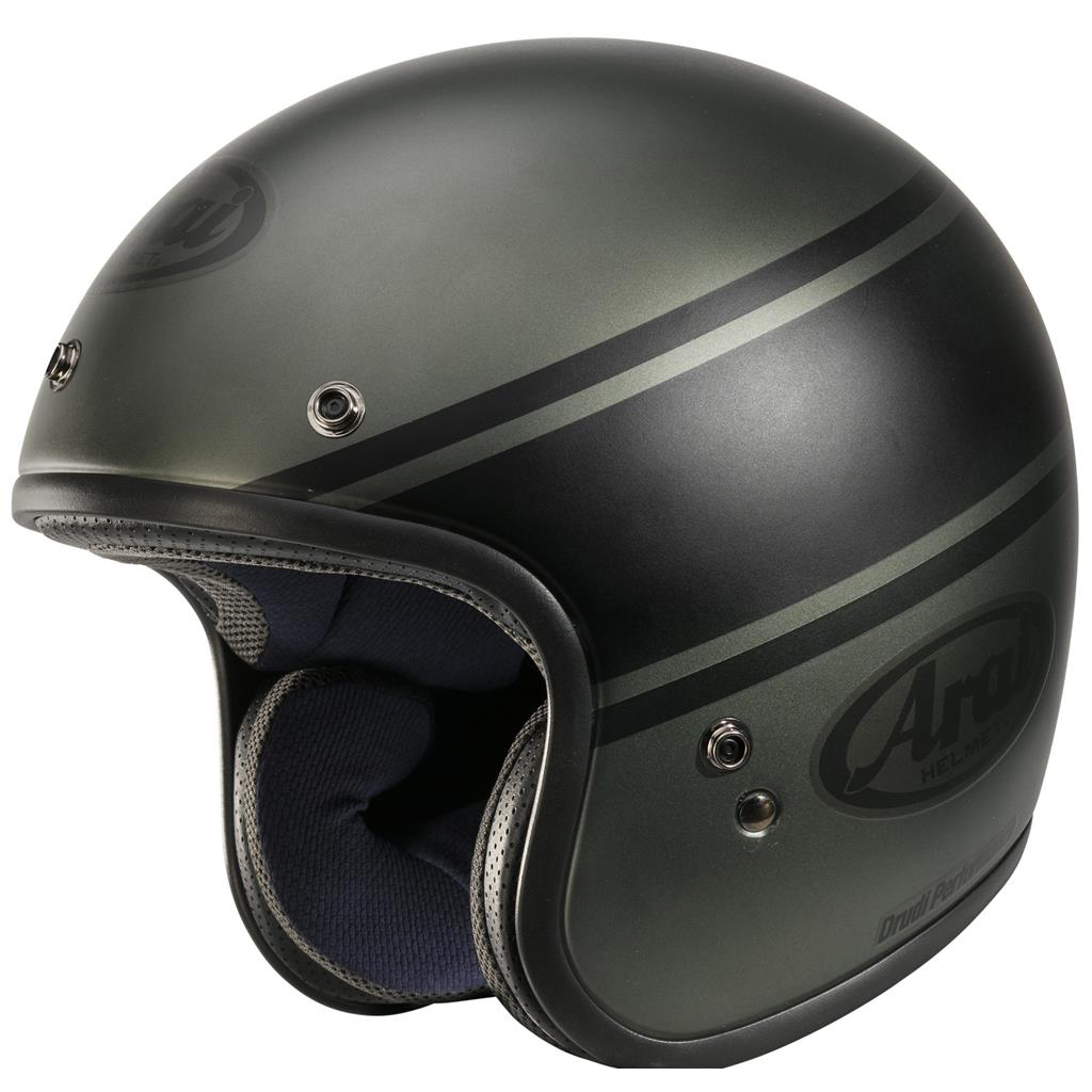 Arai Freeway Classic Open Face Motorcycle Helmet Bandage Green