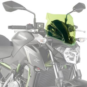 Givi A4117GR Motorcycle Screen Kawasaki Z650 2017 on Green