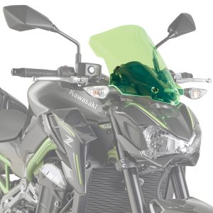 Givi A4118GR Motorcycle Screen Kawasaki Z900 2017 on Green