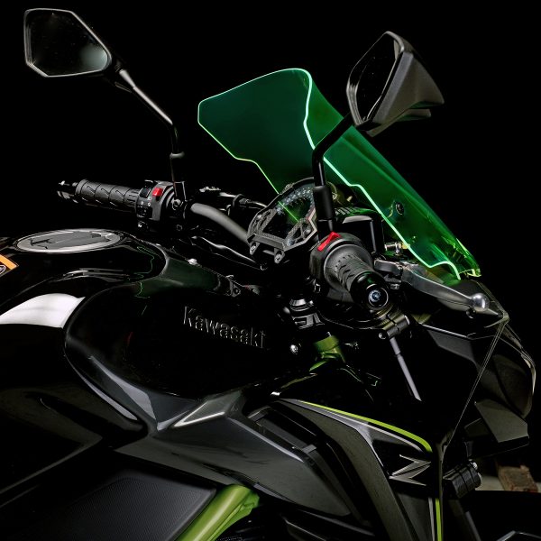 Givi A4118GR Motorcycle Screen Kawasaki Z900 2017 on Green