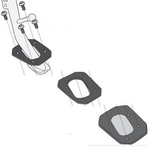 Givi ES5134 Sidestand Extension BMW F850GS Adventure 2019 on