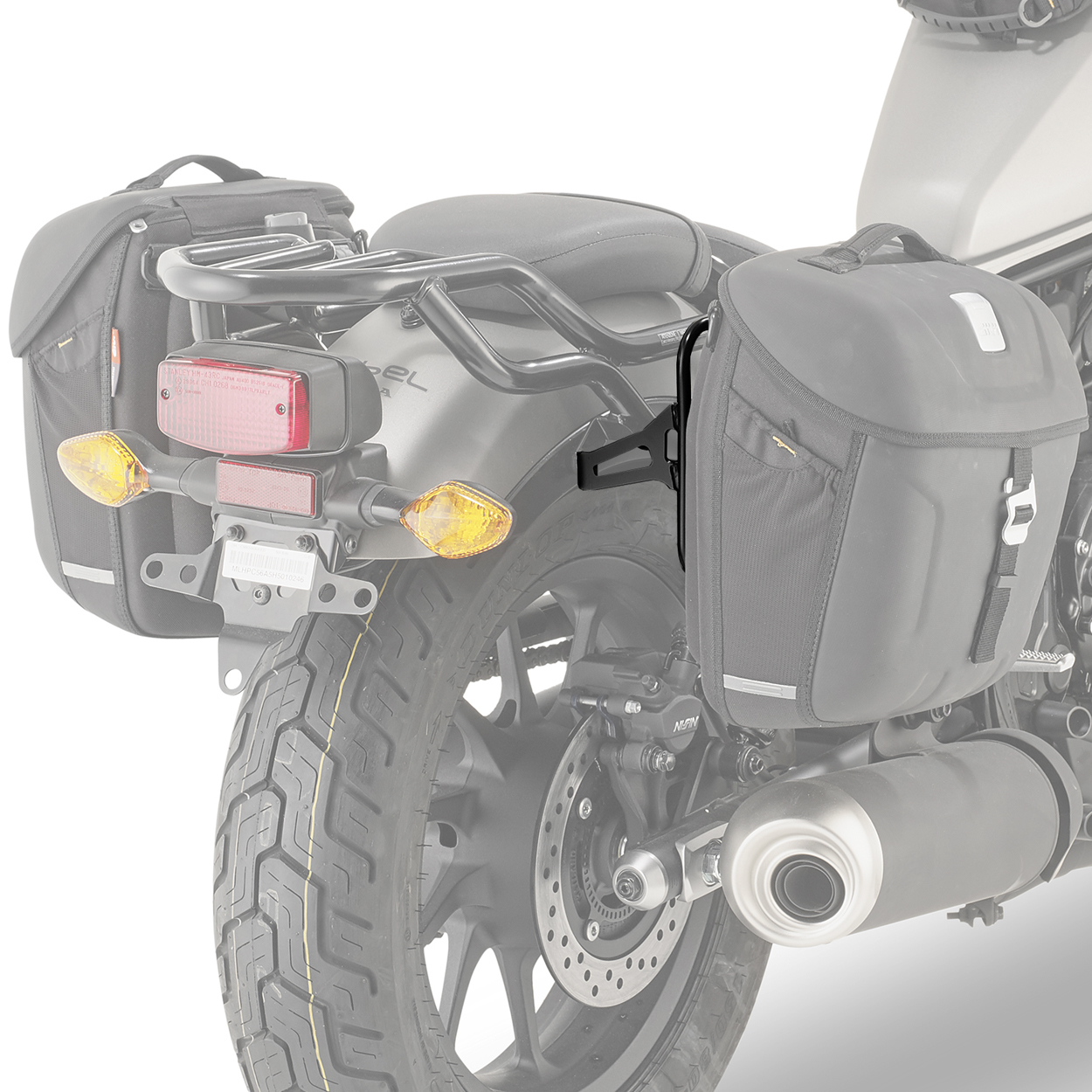 Honda deals rebel panniers