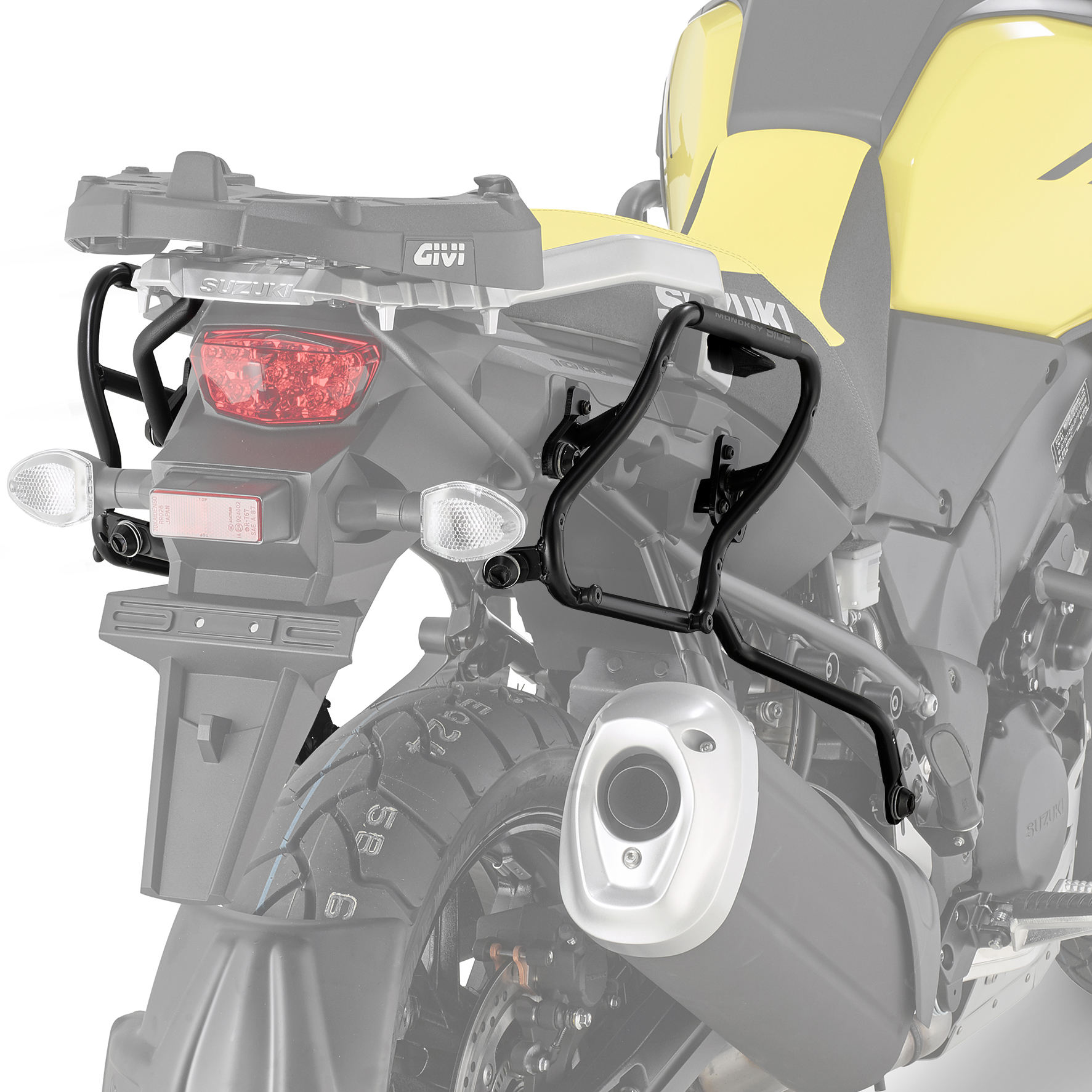 V35 panniers clearance