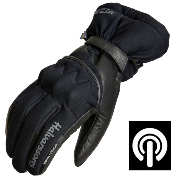 Halvarssons Splitz Motorcycle Gloves Black