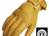 Lindstrands Lauder Leather Motorcycle Gloves Tan
