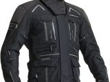 Lindstrands Oman Black Textile Motorcycle Jacket