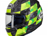 Arai Profile V Motorcycle Helmet Patch Fluorescent Yellow