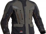 Halvarssons Mora Textile Motorcycle Jacket Black Green