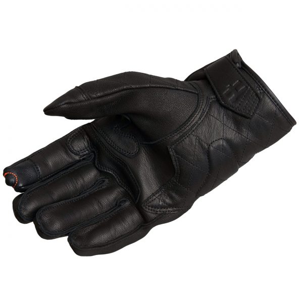 Halvarssons Hofors Leather Motorcycle Gloves Black