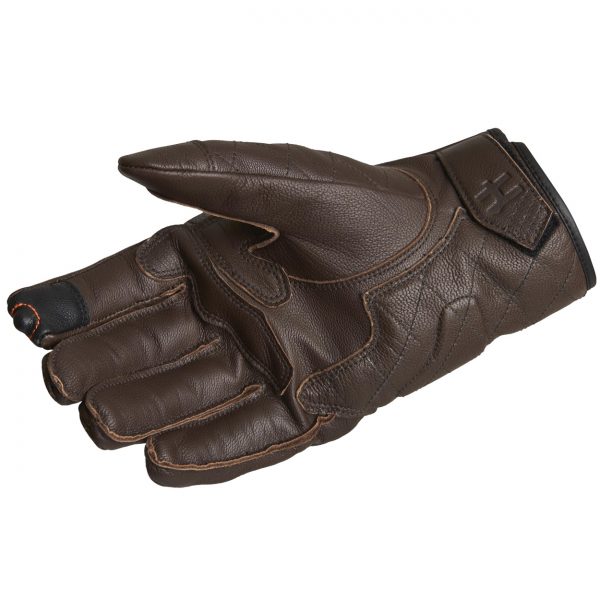 Halvarssons Hofors Leather Motorcycle Gloves Brown