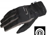 Lindstrands Nyhusen Short Textile Motorcycle Gloves Black Grey
