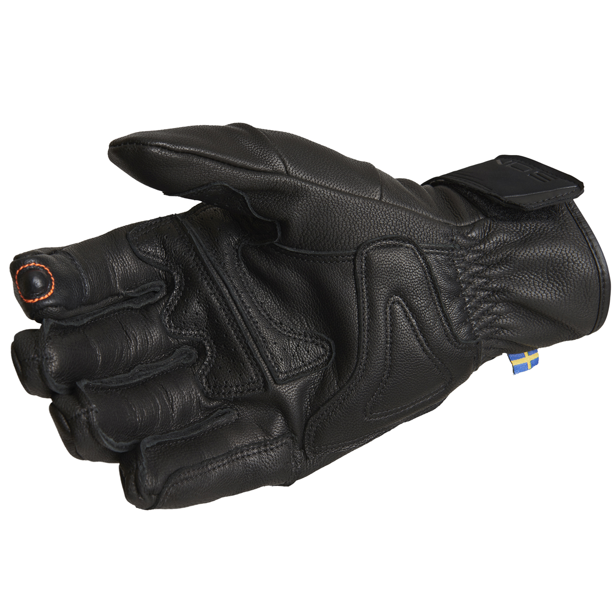 Short leather sales motorcycle gloves