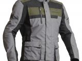 Lindstrands Hamar Waterproof Motorcycle Jacket Fog Black