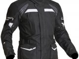 Lindstrands Transtrand Laminated Motorcycle Jacket Black White