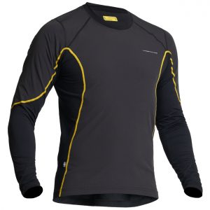 Lindstrands Dry Wind Sweater Black Yellow