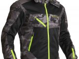 Lindstrands Rexbo Textile Motorcycle Jacket Camo Yellow