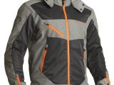 Lindstrands Rexbo Textile Motorcycle Jacket Grey Orange