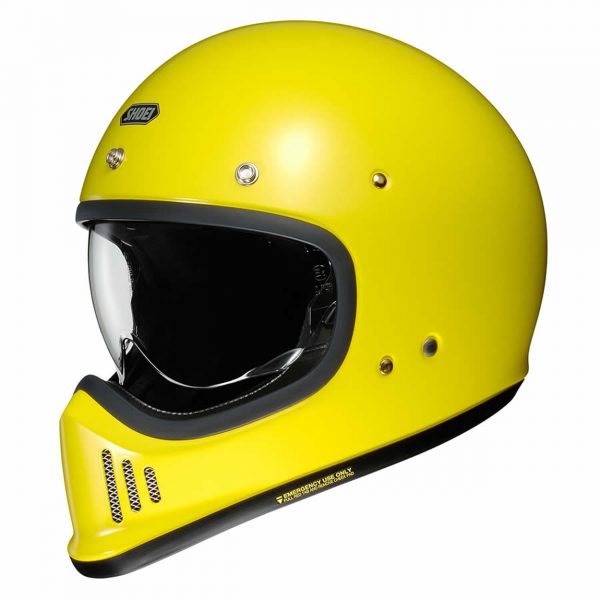 Shoei EX Zero Motorcycle Helmet Brilliant Yellow