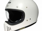 Shoei EX Zero Motorcycle Helmet Off White